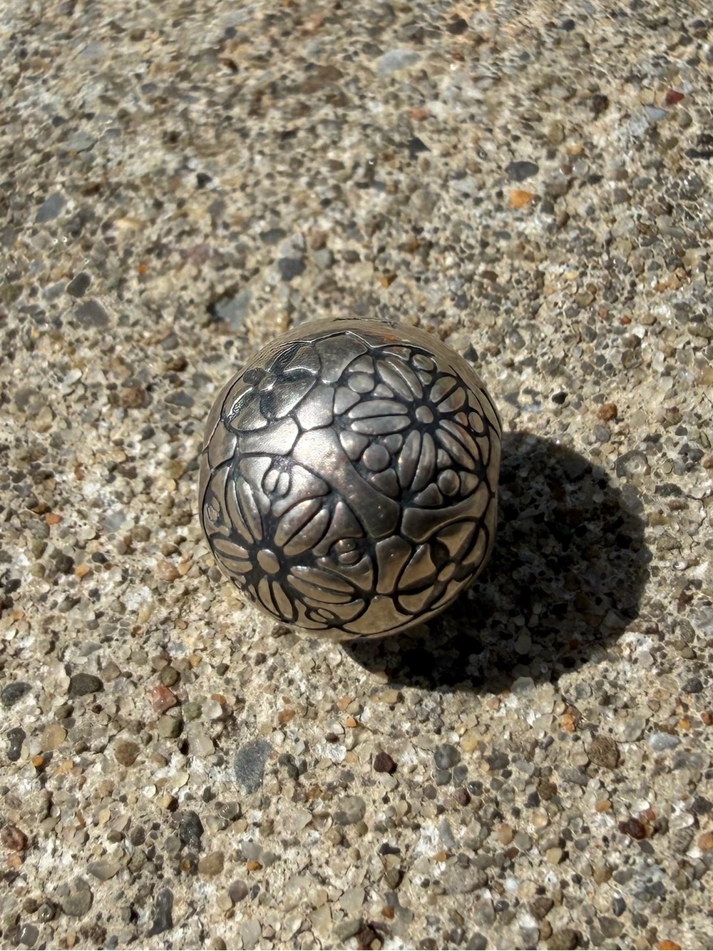 Pandora Silver Floral Clip Charm Bead